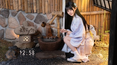 笑容治愈，清纯美女