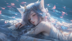 唯美狐耳少女