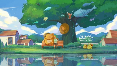 4K唯美治愈夏日动漫村庄