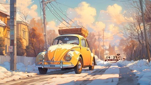 冬日雪景