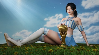 4K清纯美女足球宝贝