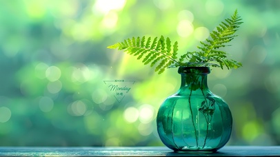 4K 清新植物光影桌面