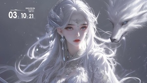 少女白狐