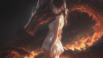 4K燃烧驯龙女孩