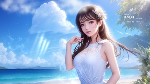 海边姑娘