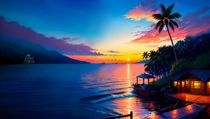 夕阳美景