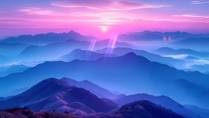 落日山海