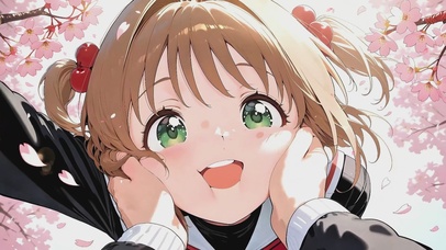 揉脸系列——小樱真可爱