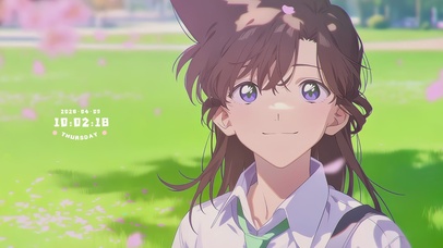 唯美樱花树下的小兰