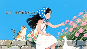 生活喜欢勇敢的人