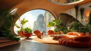 空灵山中小屋