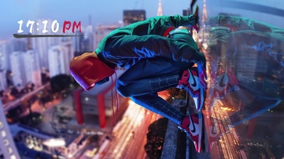 超凡蜘蛛侠（带鼠标时钟）