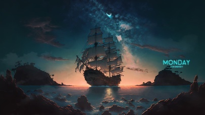 唯美星海 海盗船