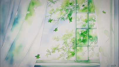 水彩AI护眼壁纸