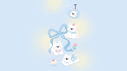 蓝色puppy小狗～