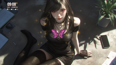 她的气质如盛开的百合，清丽脱俗