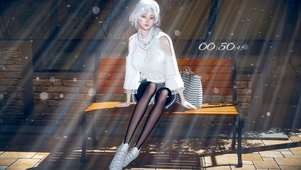 黑丝美少女