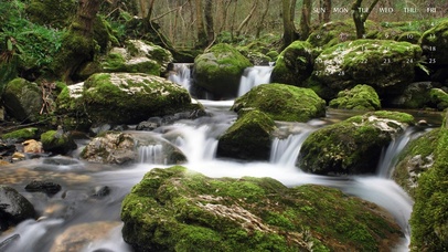 唯美山间云雾环绕