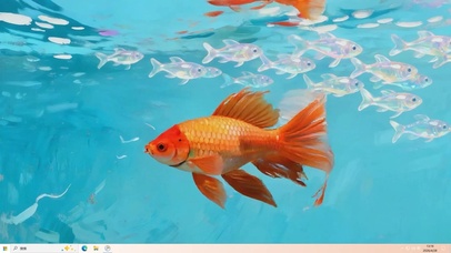 海底游鱼桌面主题
