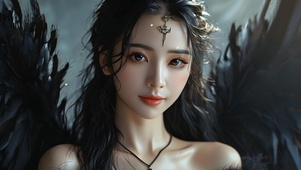 万圣节黑暗天使魔女巫女美女04