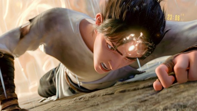 杨戬结尾处挣扎起身