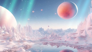 神奇粉色星球
