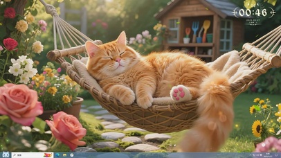 和猫咪一起睡个惬意的午觉吗