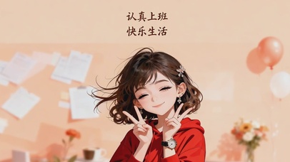 认真上班 快乐生活