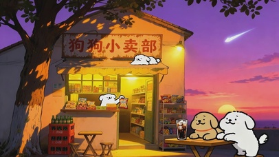 狗狗小卖部的治愈黄昏