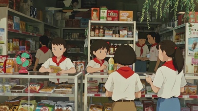 记忆里的校内小卖部