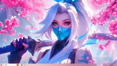 樱花可爱武士少女