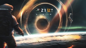 震撼太空外星科技星球