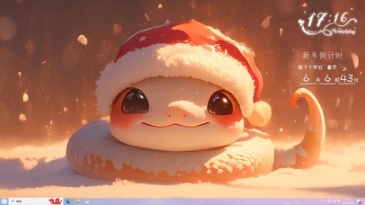 新年小蛇（含新年倒计时）