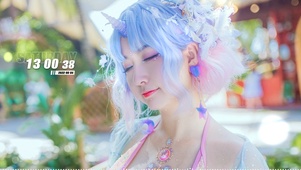 4K短发御姐美女