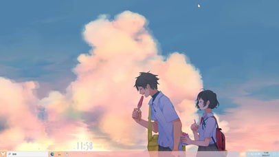 甜甜小情侣主题壁纸