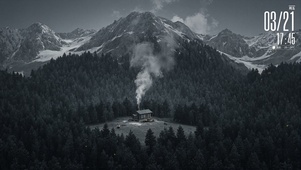孤独的林中小屋