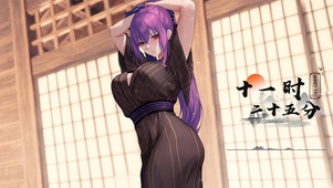 唯美温泉美少女