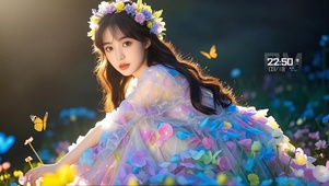 花环美女