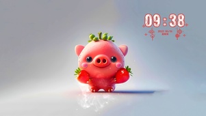 4K  草莓猪猪