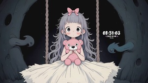 荡秋千的小可爱