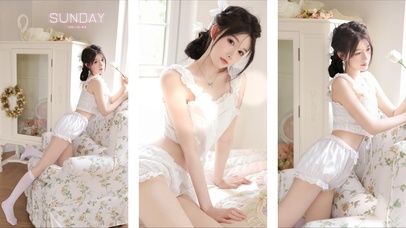 清纯美女 点赞关注者成千万富翁