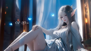 纯欲系长腿精灵少女