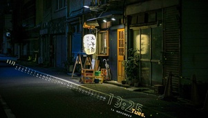夜晚温馨治愈街头