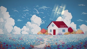 童话小屋AI插画