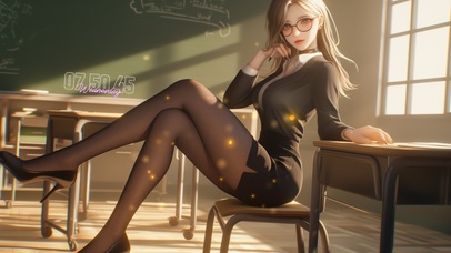 佳人如玉，宛如仙子