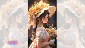 4K清纯性感Ai插画美女