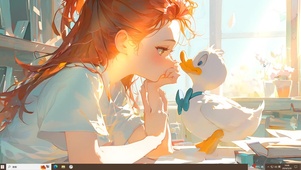 鸭和少女