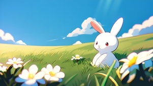 草原小兔子