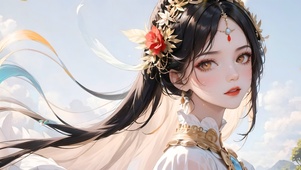 可爱古风女孩