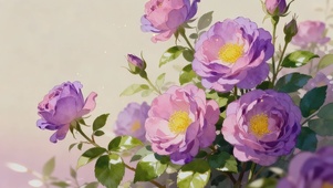 唯美治愈蔷薇花